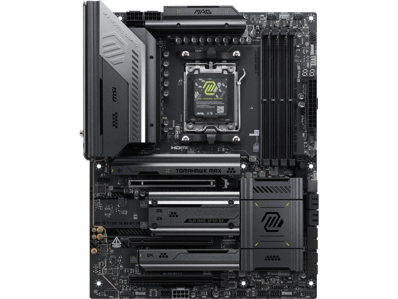 Placa base MSI MAG X870E TOMAH - X870E Atx Motherboard reseña y precio